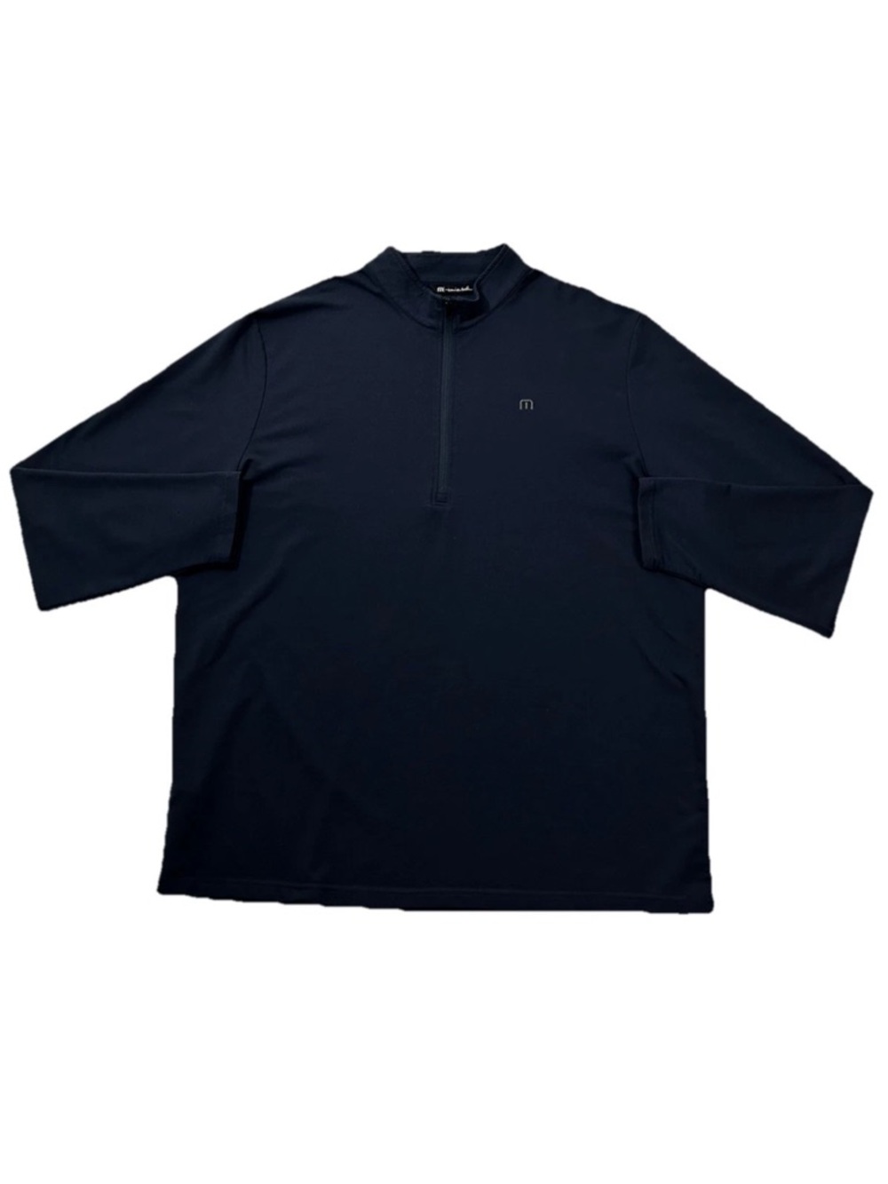 TRAVIS MATHEW Cloud Quarter Zip Pullover Mens XXXL Navy Performance Fleece Soft